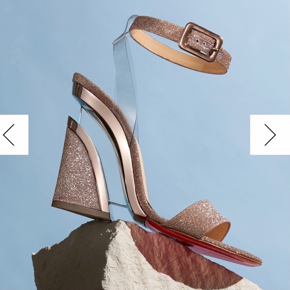 Christian Louboutin💄♥️Levitallo Glitter Red Sole - Picture 2 of 12